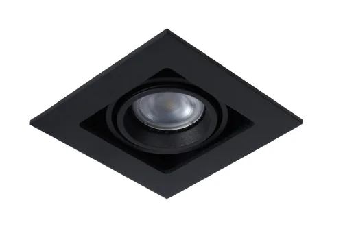 Светильник точечный Chimney 09926/01/30 Lucide чёрный 1 лампа, основание чёрное в стиле современный  фото 2